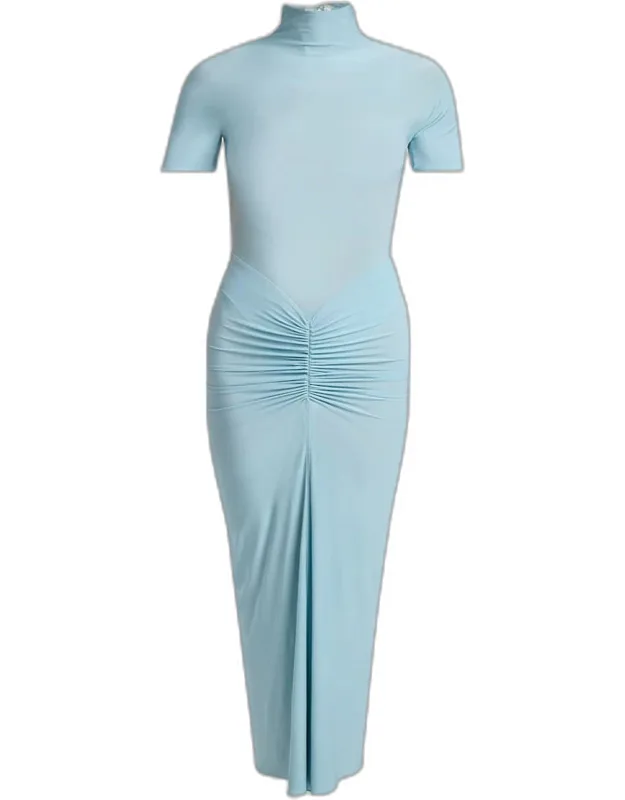 Draped Midi Dress