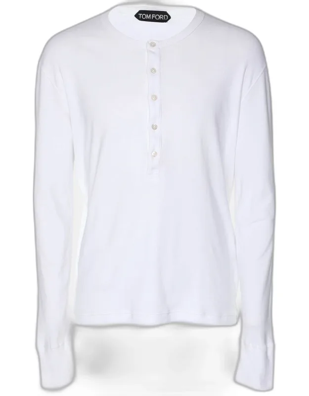 Jersey Full Sleeve Henley T-shirt