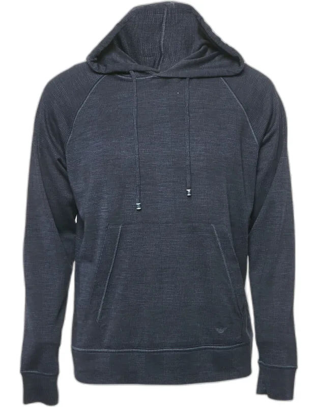 Checks Jersey Hoodie