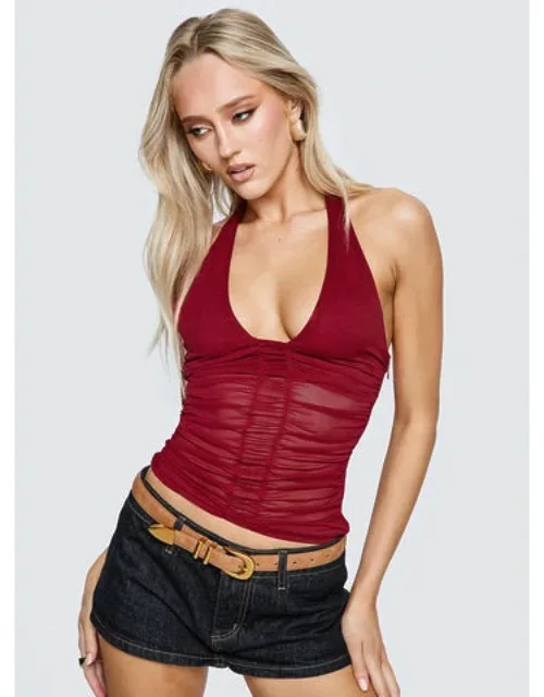 Edge Of Seventeen Mesh Top