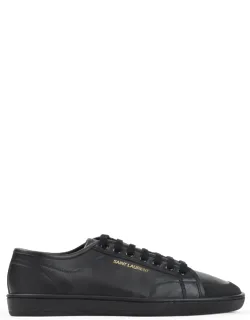 Sneakers Crafted From Calf Leather And Round Toe