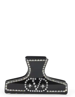 Hat With Mini-studs And Crystals