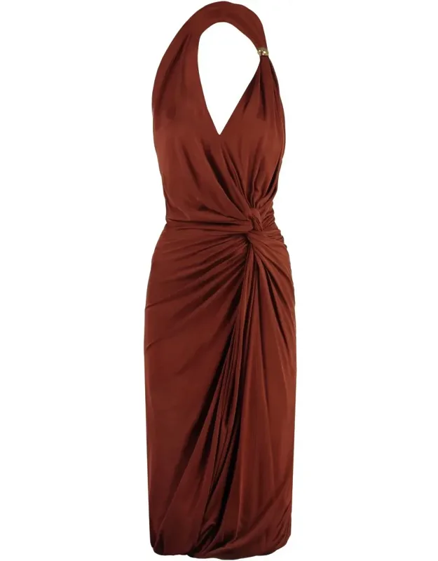 Draped Jersey Dress