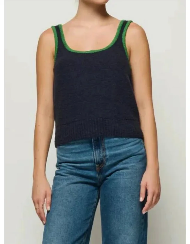 Two Tone Sweater Tank
