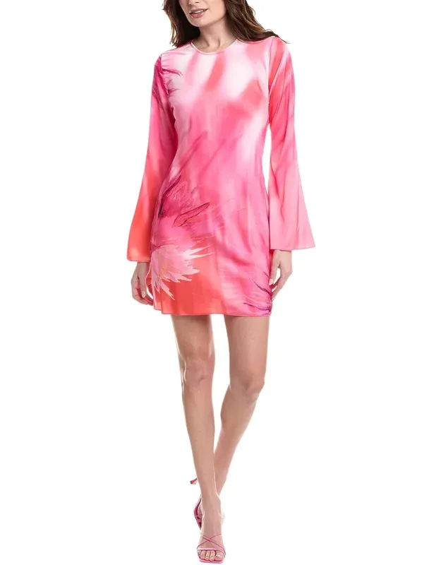 Slip Dress With Keyhole Button Closure And Comfortable Fit
