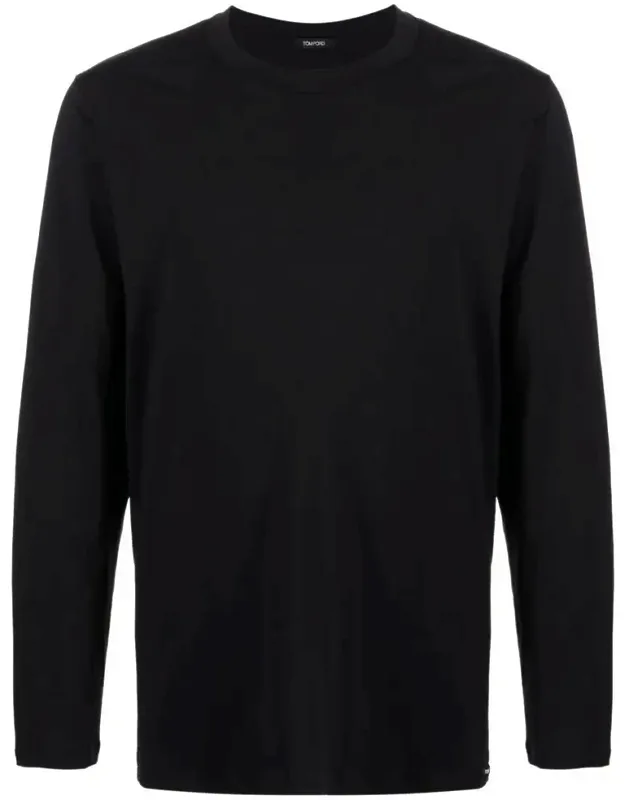 T-shirt With Stretch-design And Logo Patch