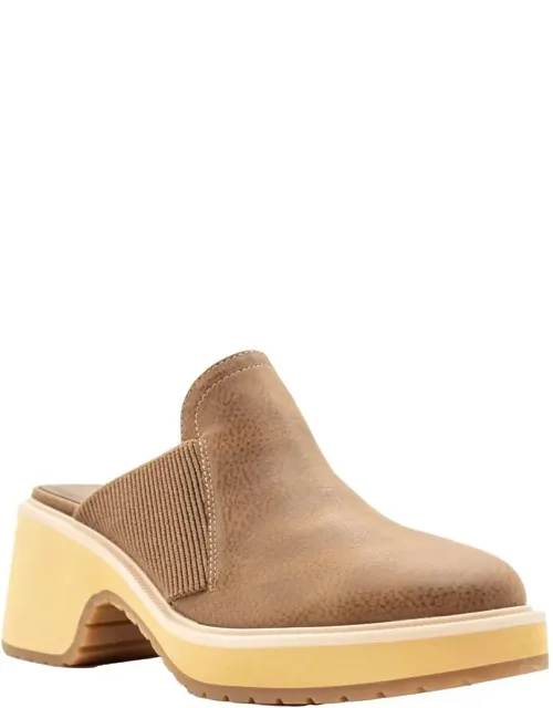 Monet Bock Heel Clogs
