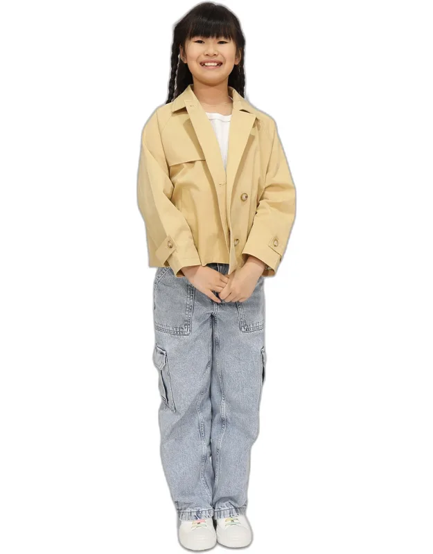 Cropped Trench Coat