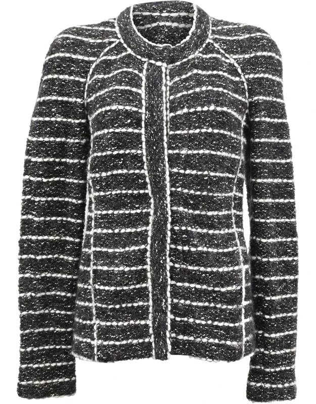 Lona Stripe Tweed Blazer