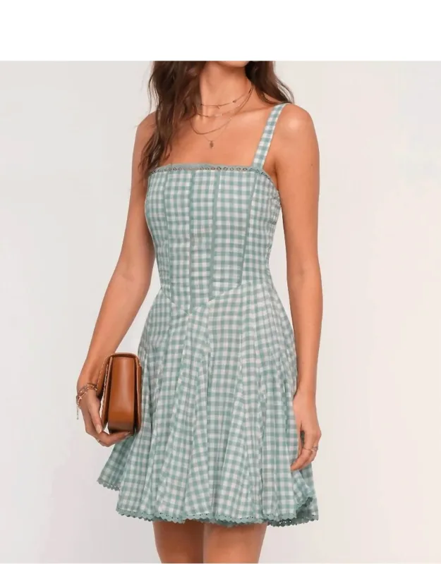 Gingham Mini Dress