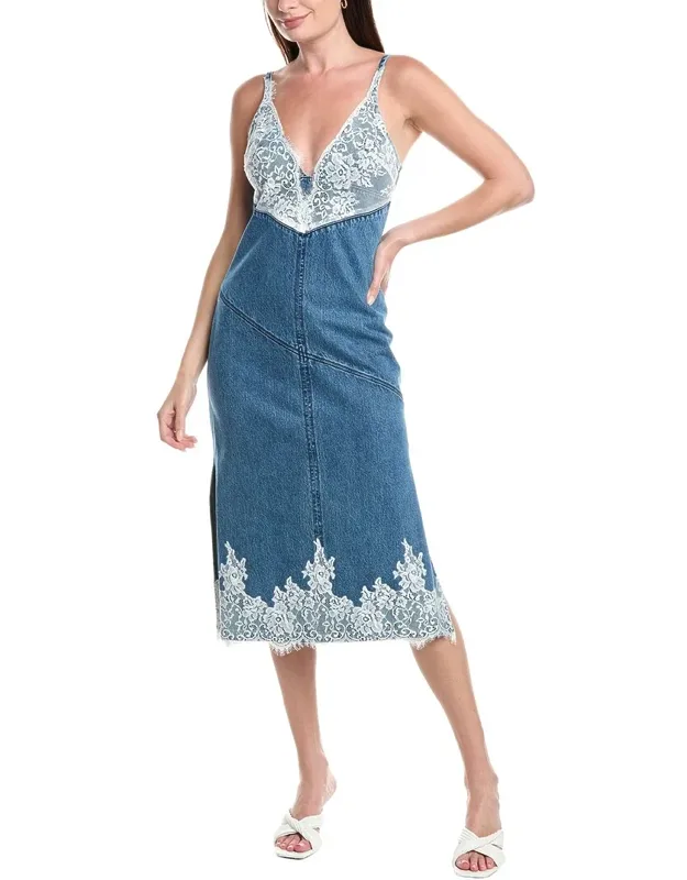 Denim Slip Dress