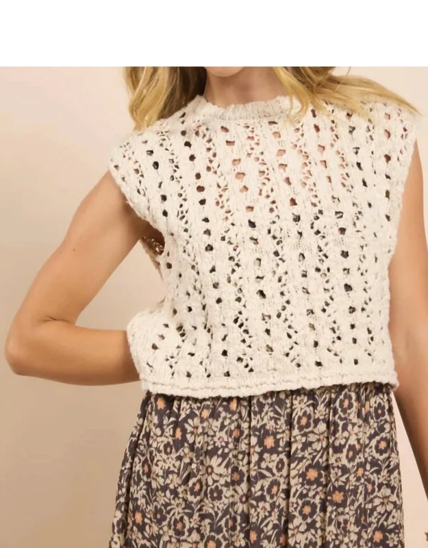 Knit Sleeveless Sweater