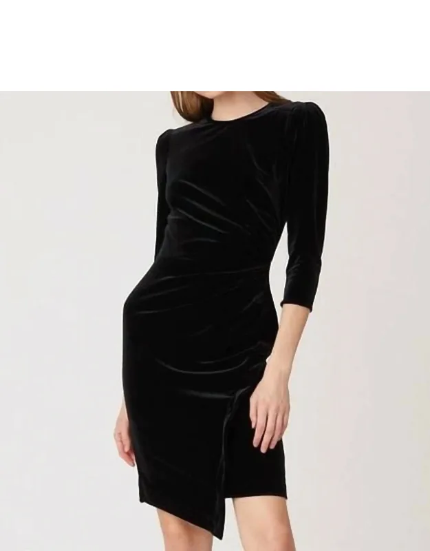 Stretch Velvet Dress