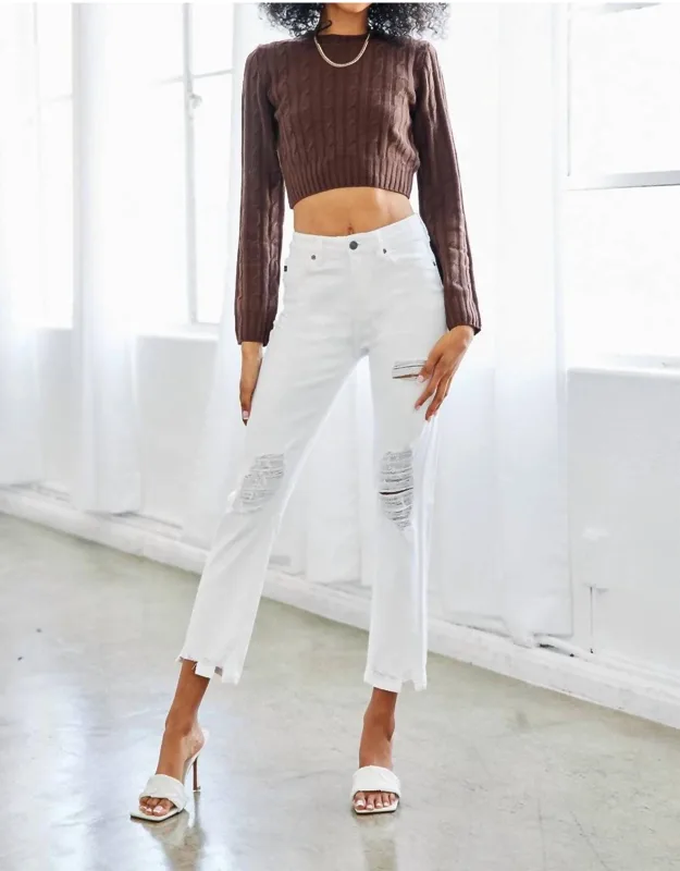 High Rise Lightning Jeans