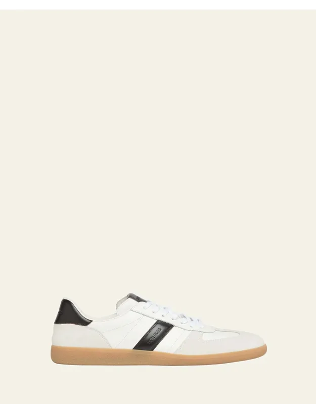 Archer Suede And Leather Low-top Sneakers