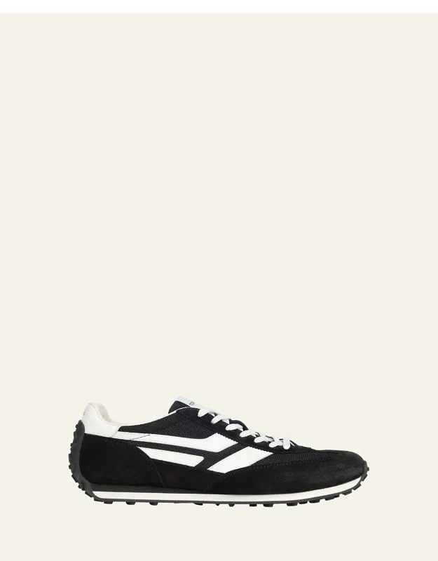 Mick Tech Fabric And Suede Sneakers