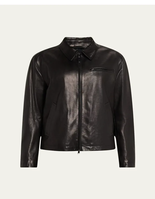 Leather Moto Jacket