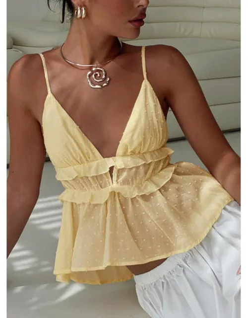 Frill Detail Top