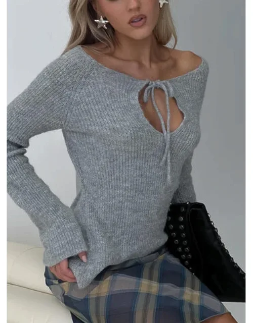 Tie Detail Knit Sweater