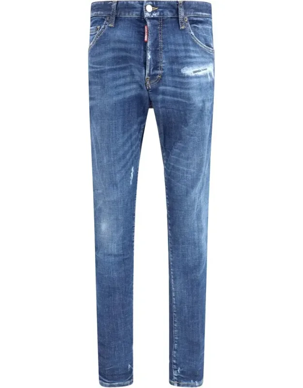 Dsquared2 Cool Guy Jeans With Vintage Details And Slim Fit