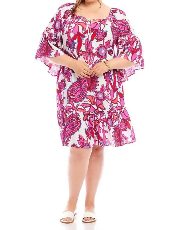 Ruffle Hem Dress