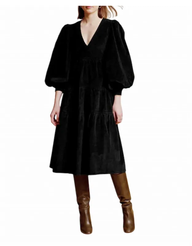 Corduroy Midi Dress