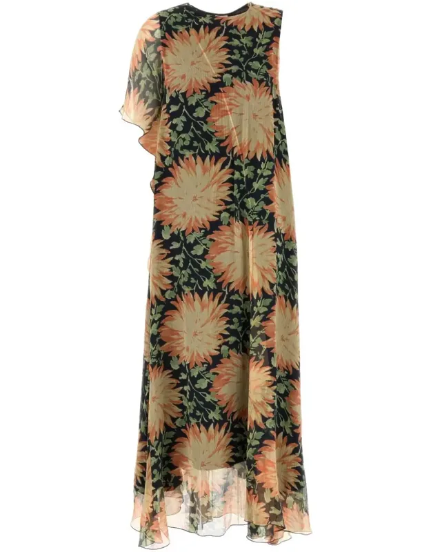 Printed Silk Dress