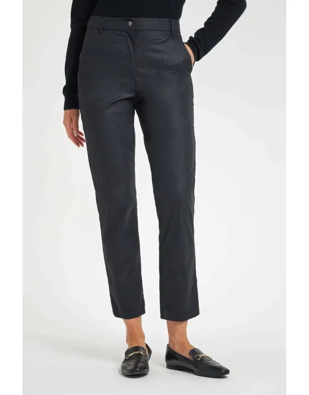 Embossed Snakeskin Pants