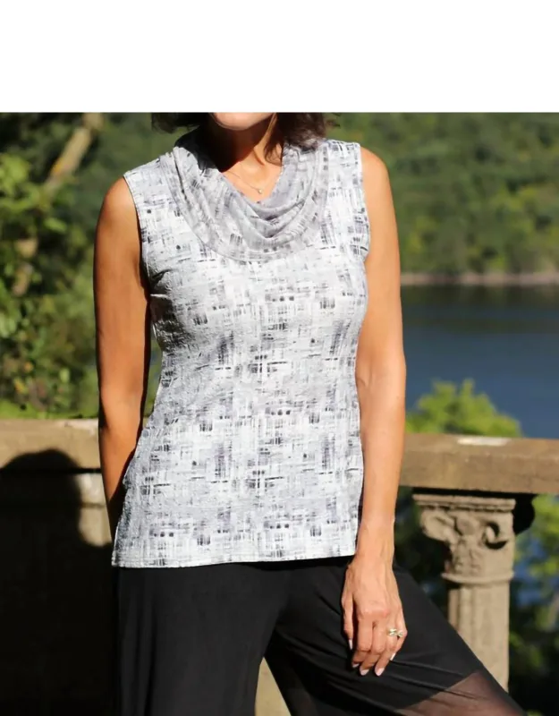 Cowl Neck Tank Top