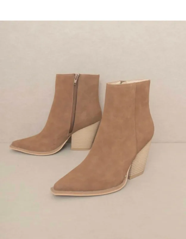 Sonia Western Ankle Boots