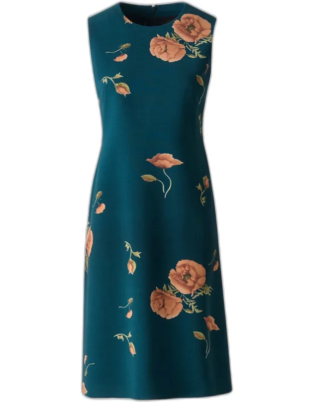 Anemone Double Face Cashmere-blend Dress