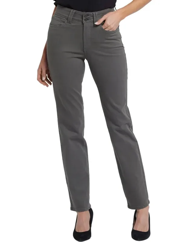 Marilyn Vine Leaf Straight Leg Jean With Lift Tuck Technology And 31-inch Inseam