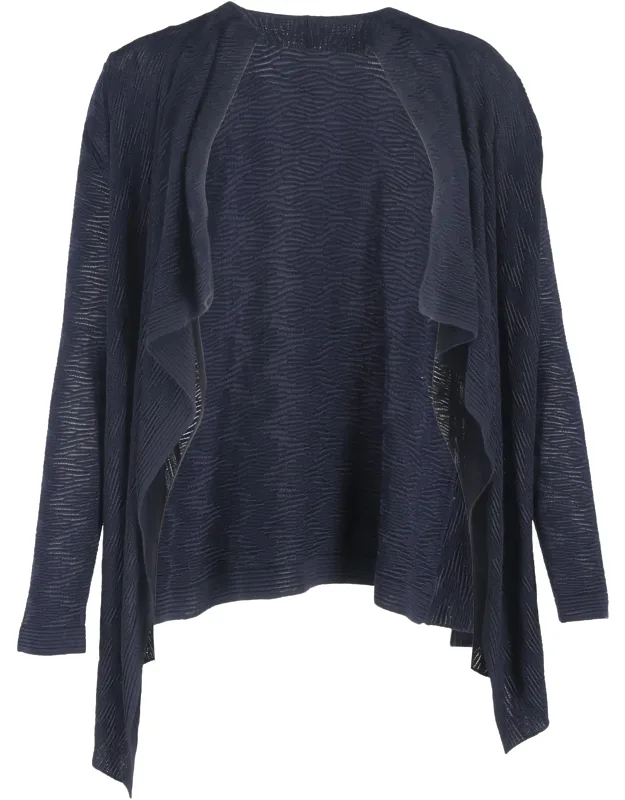 Knitted Asymmetric Cardigan