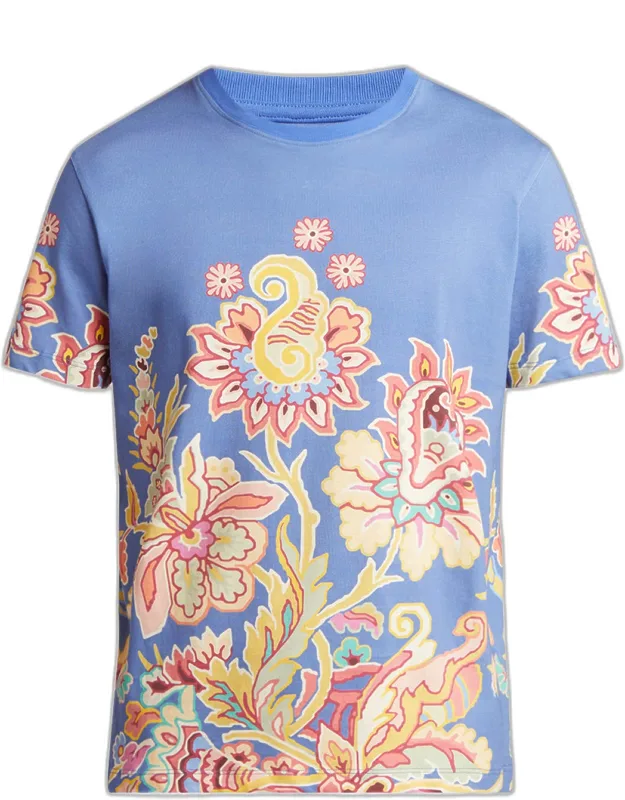 Floral Graphic Crewneck T-shirt