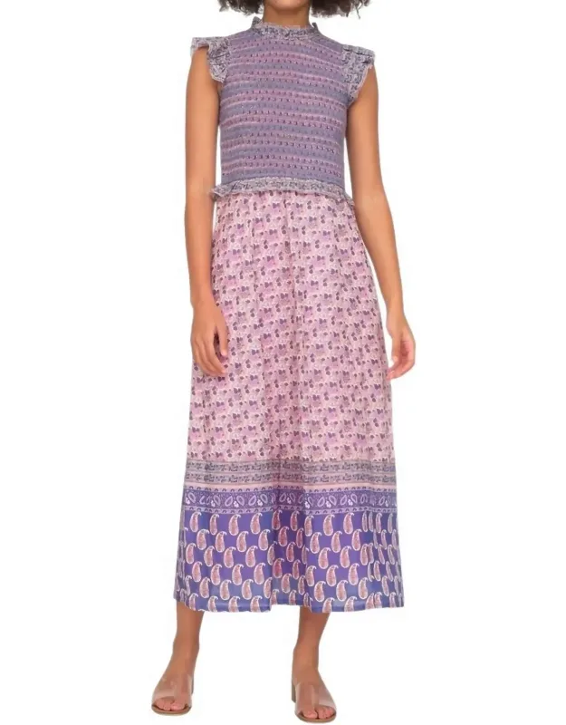 Smocked Midi Dress