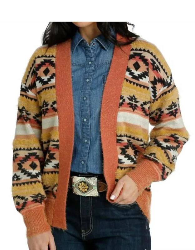 Eyelash Sweater Knit Cardigan