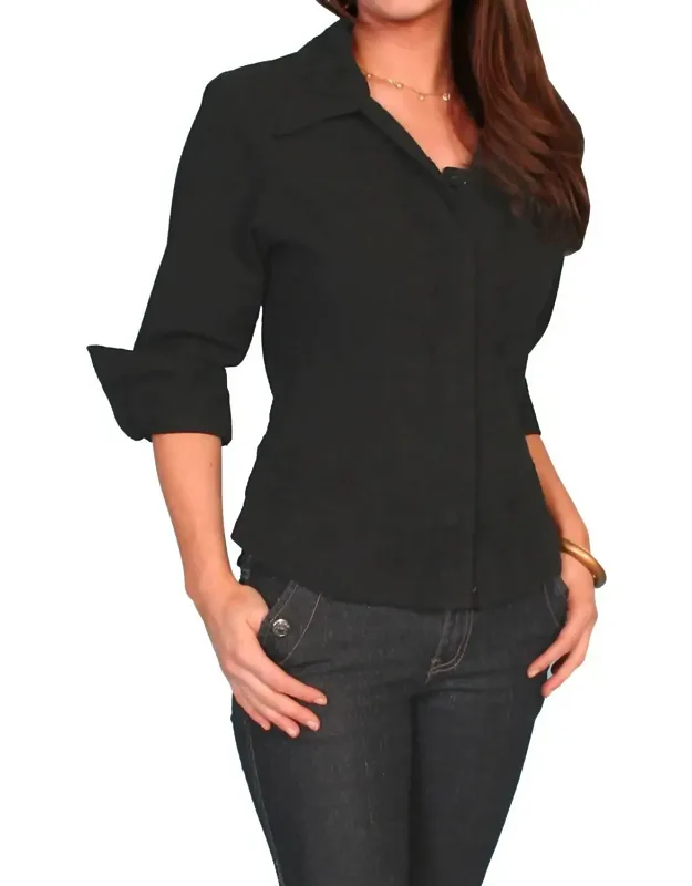 Lace Front Blouse