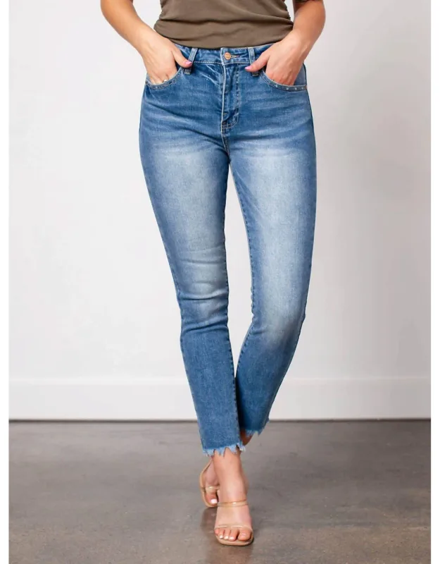 High Rise Relaxed Skinny Jeans