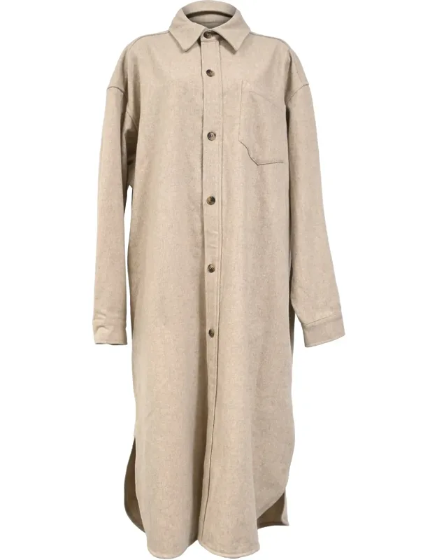Buttoned Long Coat