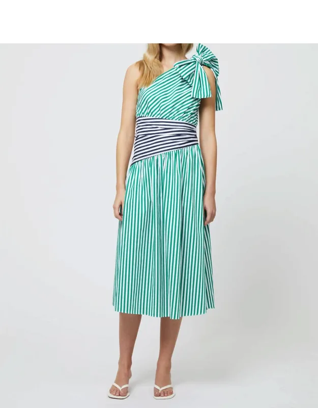 Alexis Cotton One Shoulder Dress