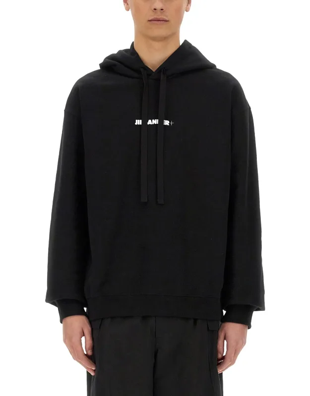 Hoodie Made In Italy, Model Is 185 Cm Tall