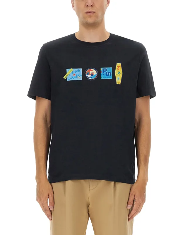 Ps Regular Fit T-shirt, Made In China, Model Is 190 Cm Tall