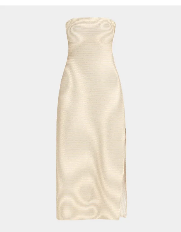Scallop Midi Dress
