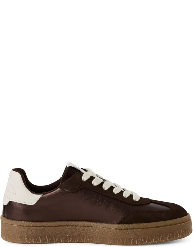 Suede Leather Fashion Lace Up Sneakers