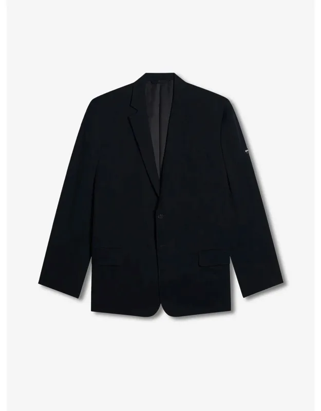 Balenciaga Blazer Straight Plain Regular Fit, Made Of Viscose Gabardine
