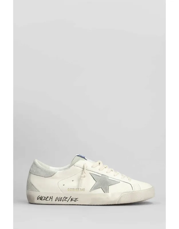 Superstar Sneakers With Round Toe And Star Detail
