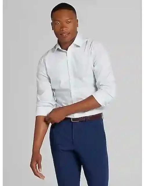 Skinny Fit Floral Dress Shirt