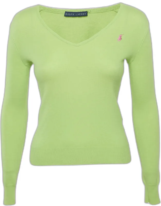 Cashmere V-neck Long Sleeve Sweater