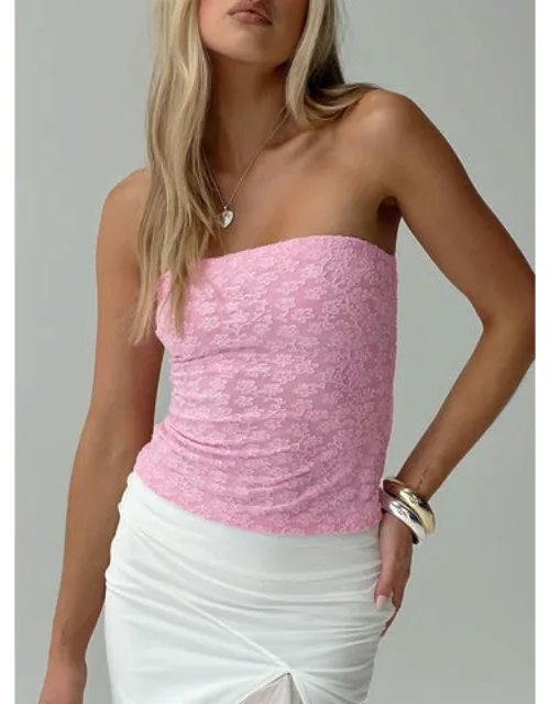 Off To Amalfi Strapless Top