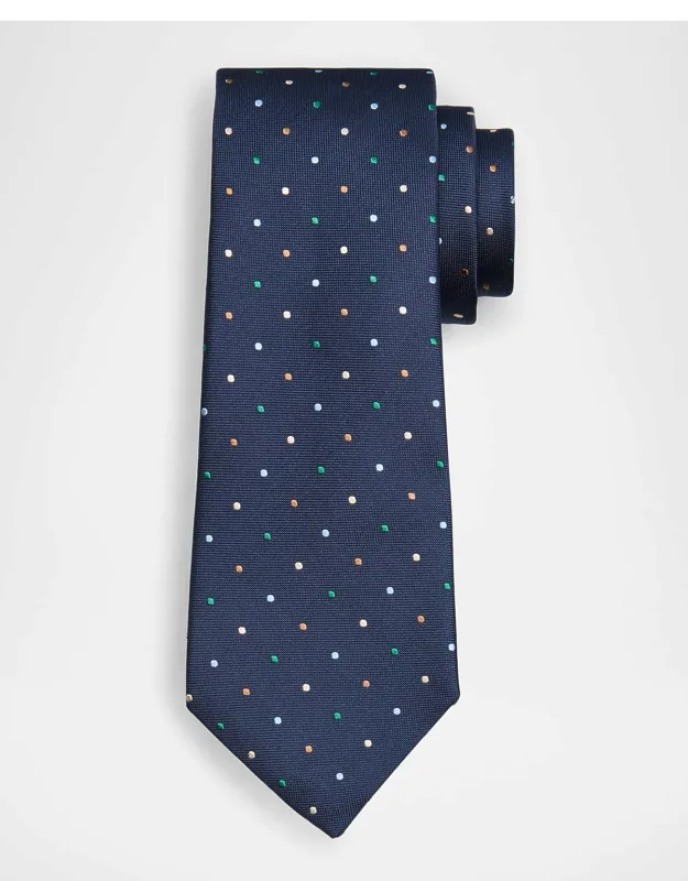 Silk Micro-polka Dot Tie